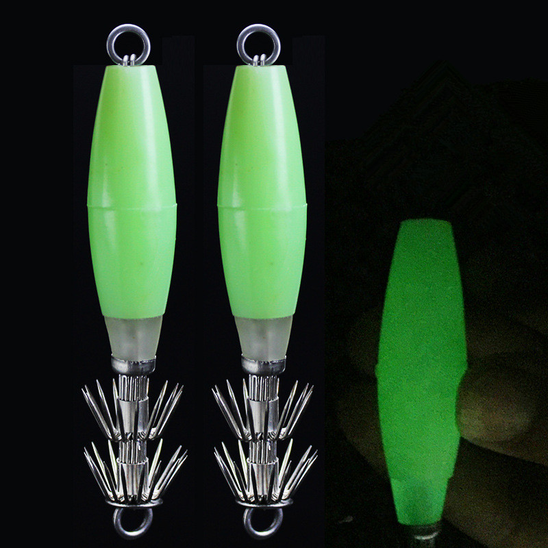 Glow Squid Hook 10cm/14g Doubl - Jigger Double Sided reseña y precio