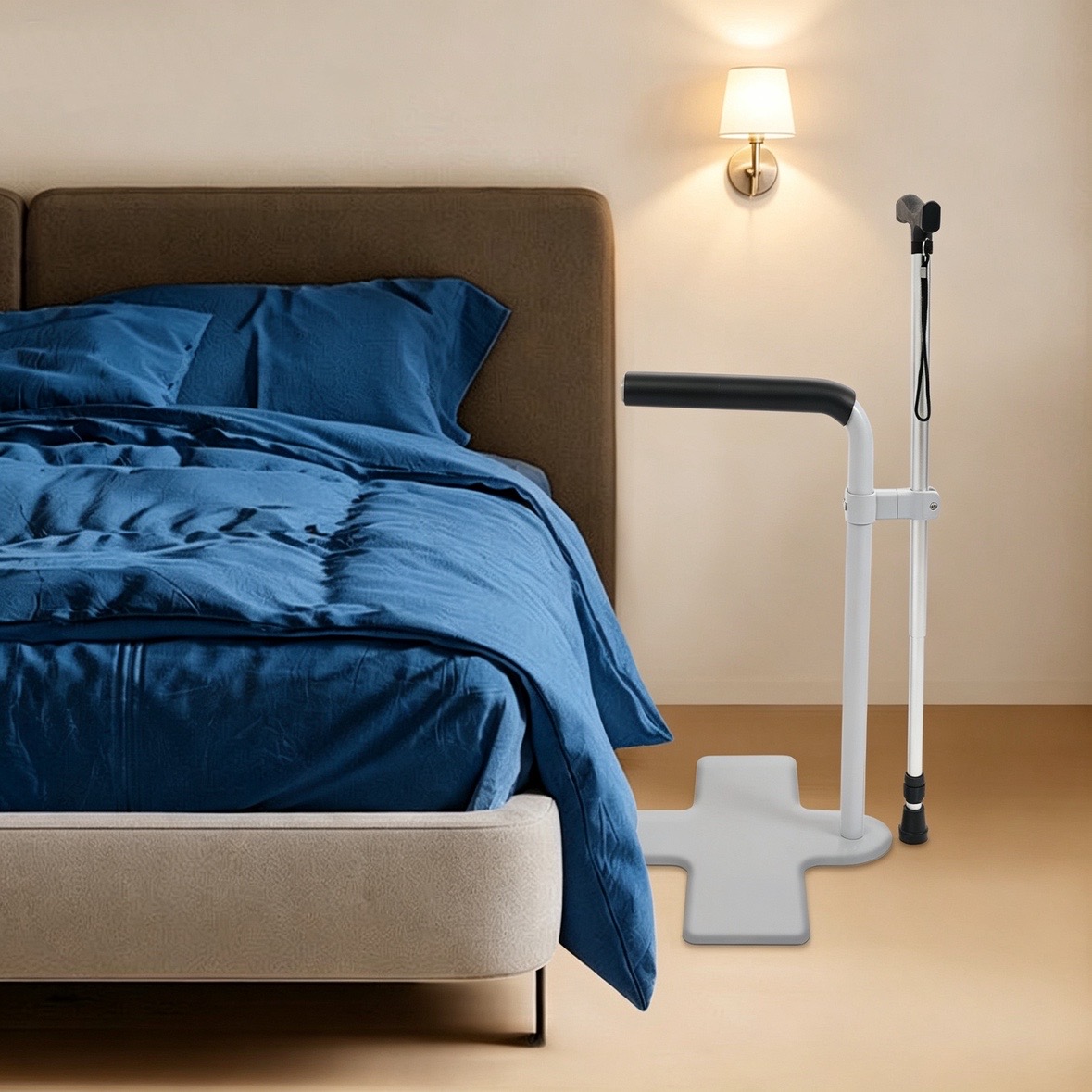 Grey White Carbon Steel Bed So - Home Bar Stand reseña y precio