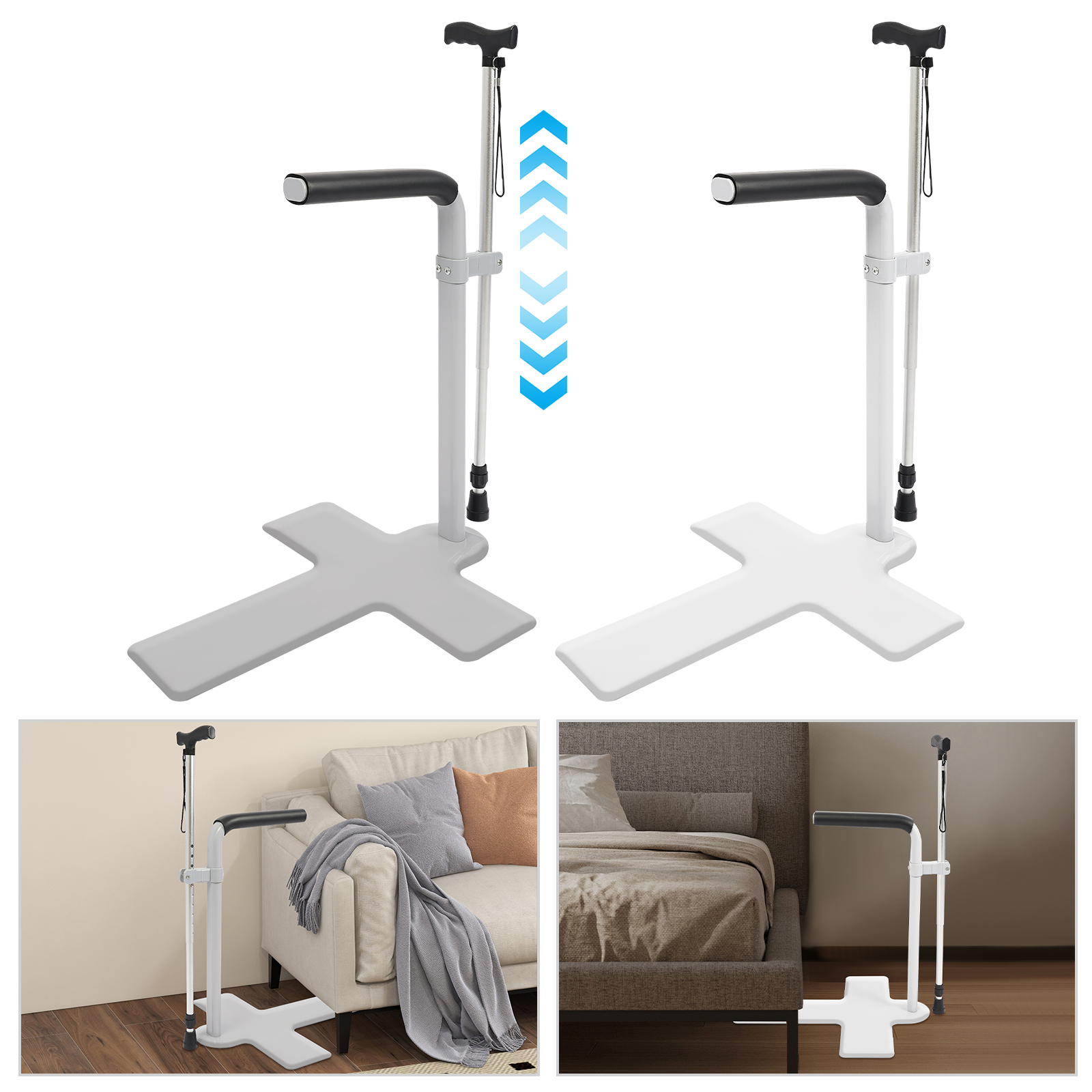 Grey White Carbon Steel Bed So - Home Bar Stand reseña y precio