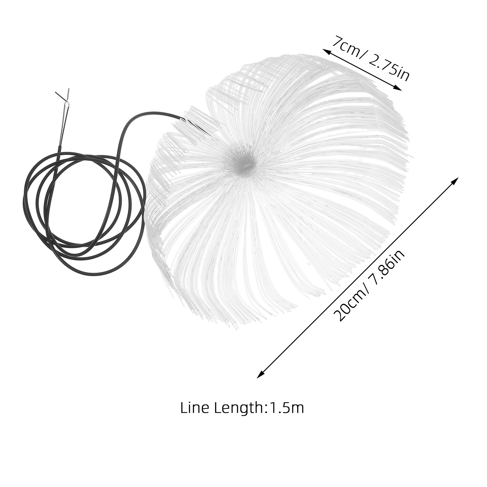 LED Fiber Optic Jellyfish Ceil - Home Bar And Theater reseña y precio