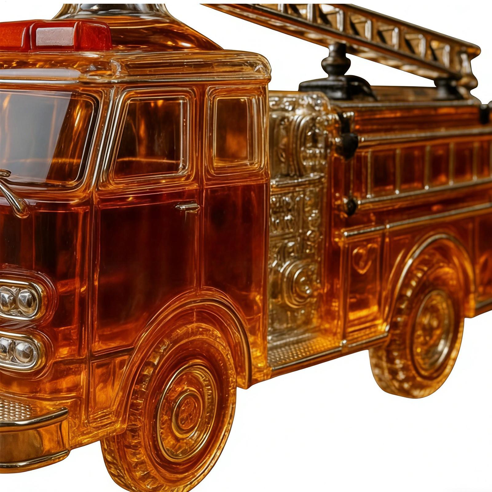 Whiskey Bottle 300ml Fire Truc - Home Bar And Cabinet reseña y precio