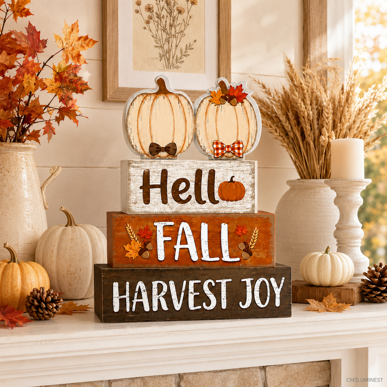 Autumn Layered Tray Decoration - Home Bar Shelves reseña y precio