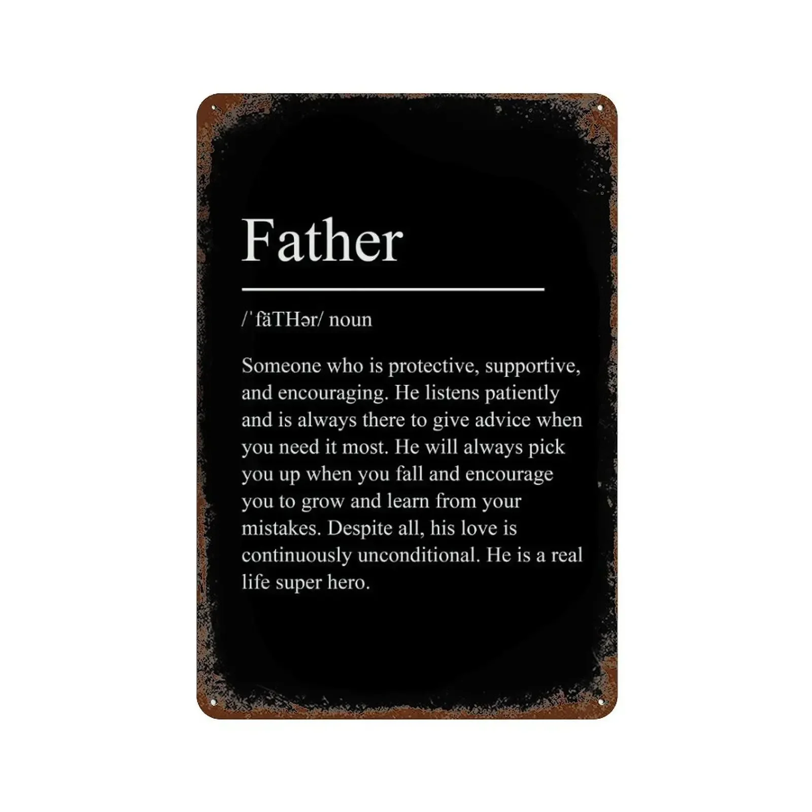 2D Flat Metal Sign Vintage Def - Home Bar Word reseña y precio