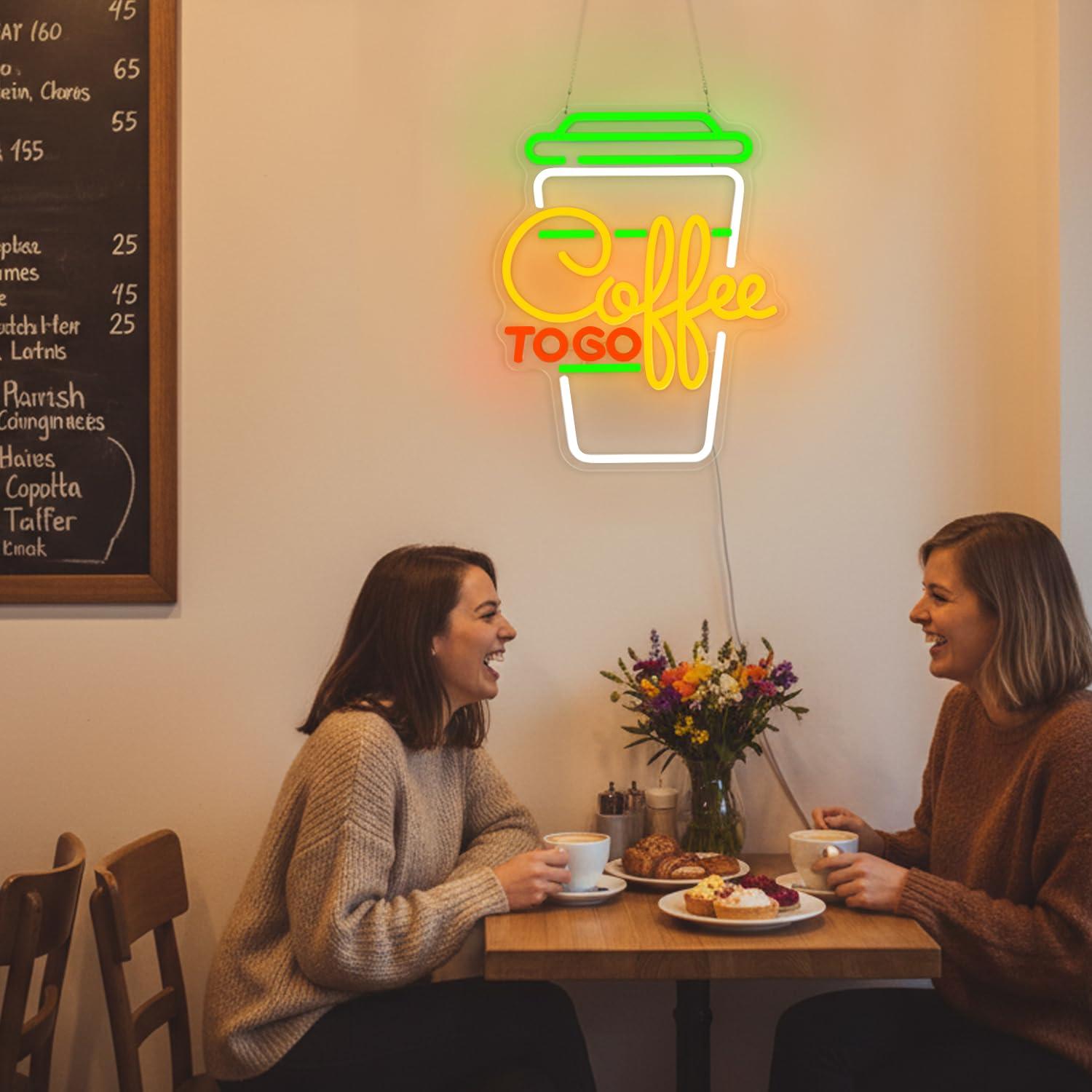 Coffee Neon Sign USB Dimmable  - Home Bar Signs reseña y precio