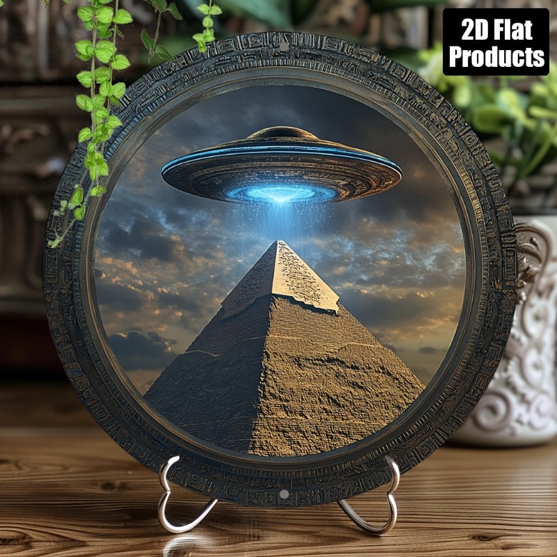 Pyramid UFO Theme Round Alumin - Home Bar Accessories reseña y precio