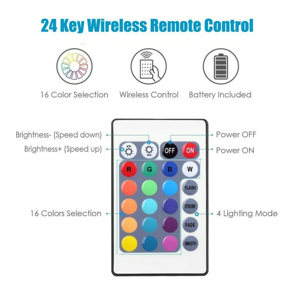1/2/4/6 Lamp RGB LED Under Cab - Home Bar And Cabinet reseña y precio