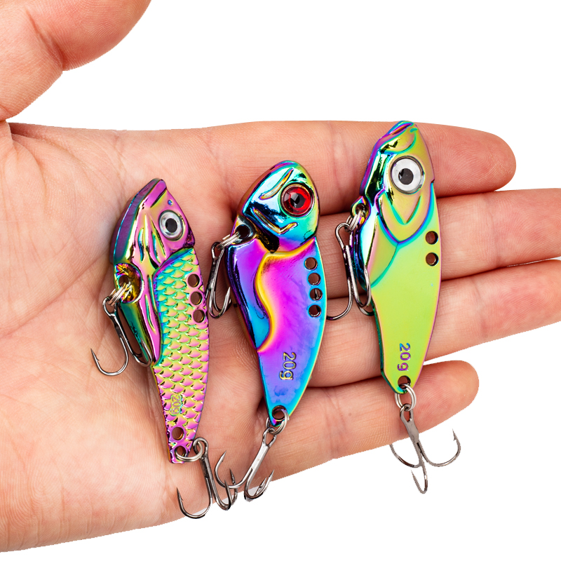 3PCS Metal Colorful VIB Lure 5 - Jigger Double Sided reseña y precio