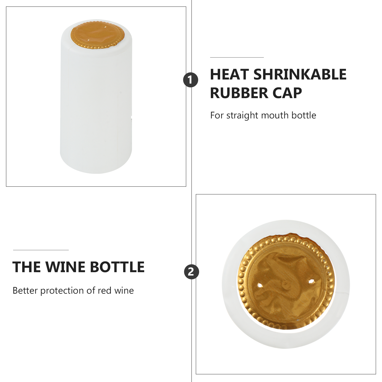 50Pcs Bottle Heat Shrink Capsu - Speed Pourer Cap reseña y precio