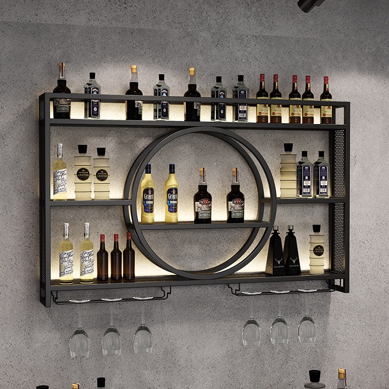 Bar wine rack wall-mounted win - Home Bar And Cabinet reseña y precio
