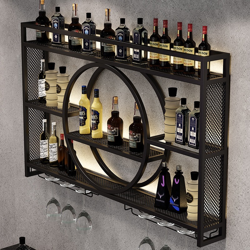 Bar wine rack wall-mounted win - Home Bar And Cabinet reseña y precio