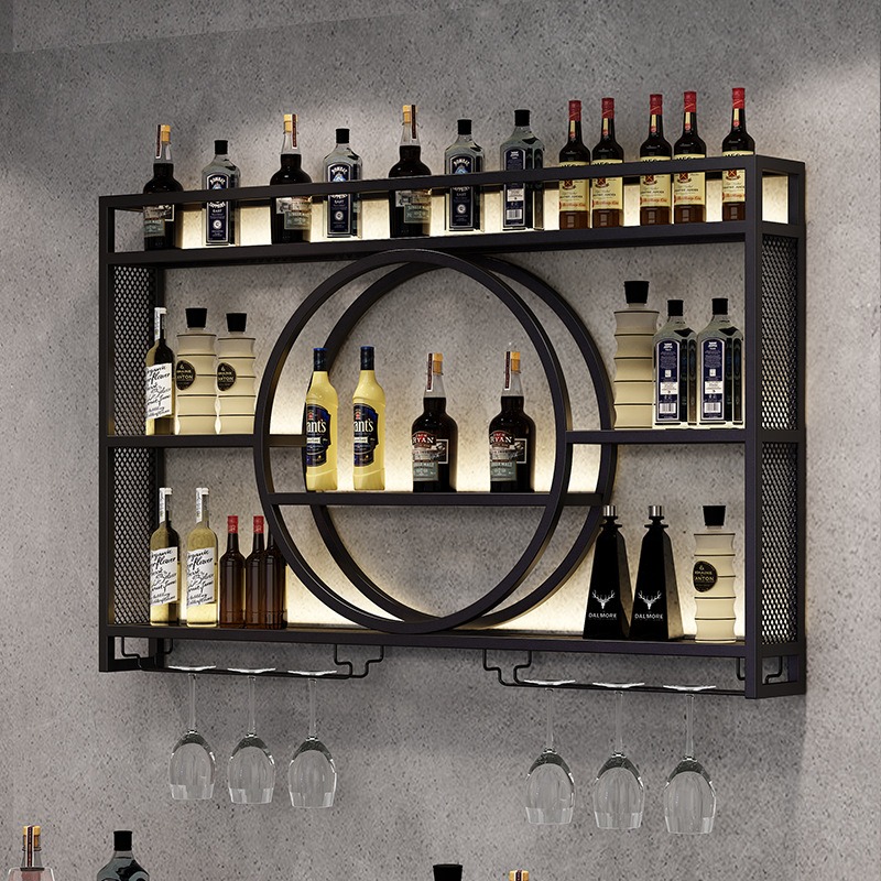 Bar wine rack wall-mounted win - Home Bar And Cabinet reseña y precio