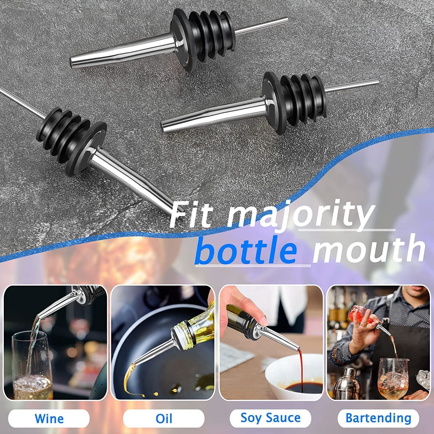 Liquor Pour Spout, Pour Spouts - Speed Pourer Cap reseña y precio
