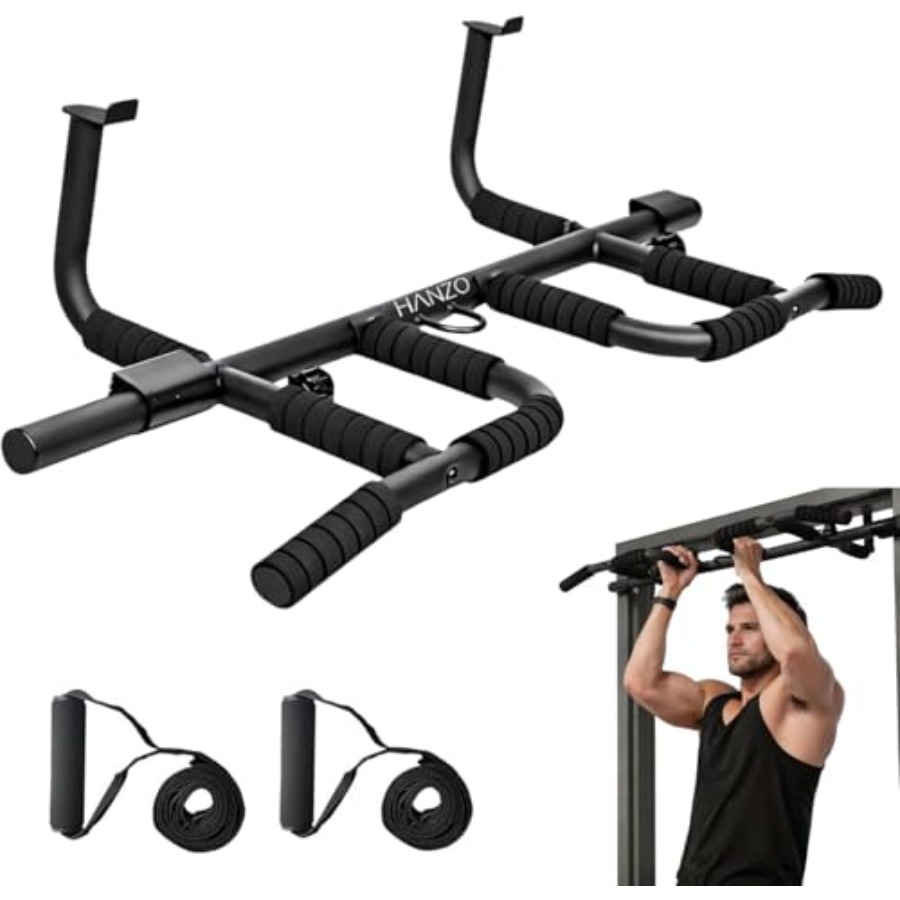 Doorway Pull Up Bar Set with S - Home Bar Set reseña y precio