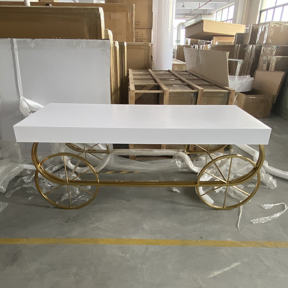 Custom Event Candy Cart with G - Bar Cart Gold reseña y precio