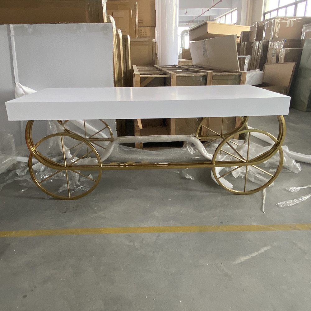 Custom Event Candy Cart with G - Bar Cart Gold reseña y precio