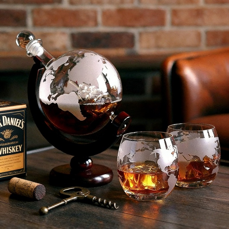 Creative Globe Decanter Set wi - Decanter Globe Set reseña y precio