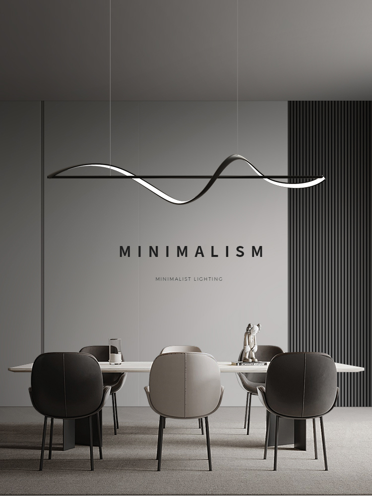 Modern Minimalism Curve Led Pe - Home Bar Word reseña y precio