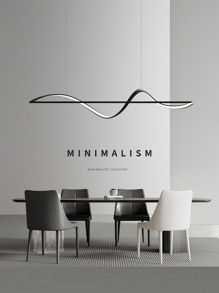 Modern Minimalism Curve Led Pe - Home Bar Word reseña y precio