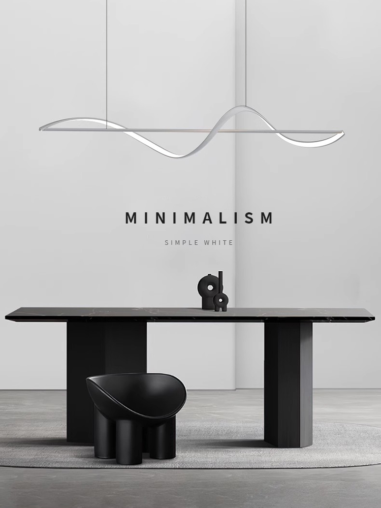 Modern Minimalism Curve Led Pe - Home Bar Word reseña y precio