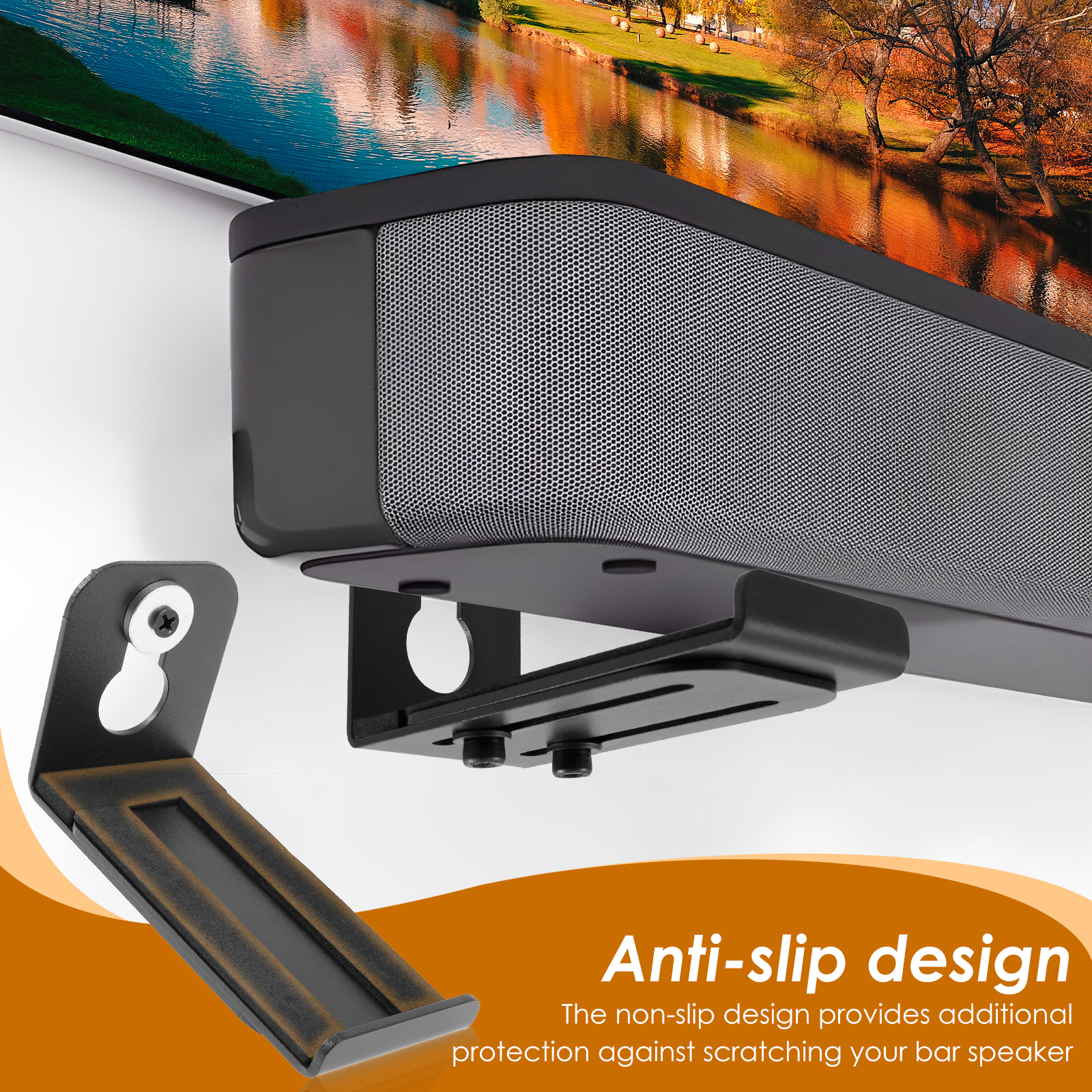 2Pcs Soundbar Speaker Stands W - Home Bar Stand reseña y precio