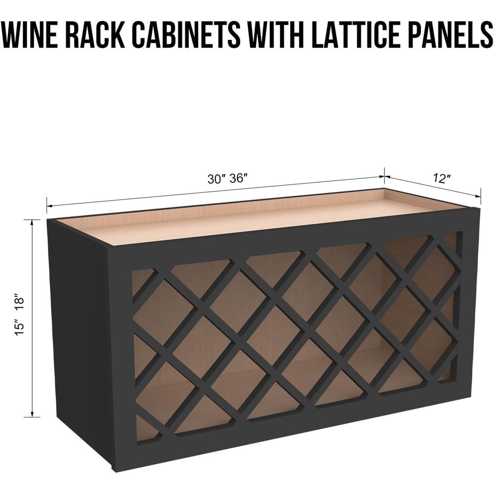 Style Wine Cabinet with Lattic - Home Bar And Cabinet reseña y precio