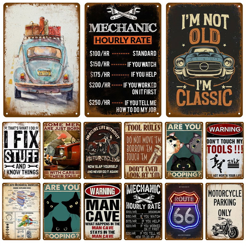 Vintage Metal Plate Tin Sign P - Home Bar Set reseña y precio