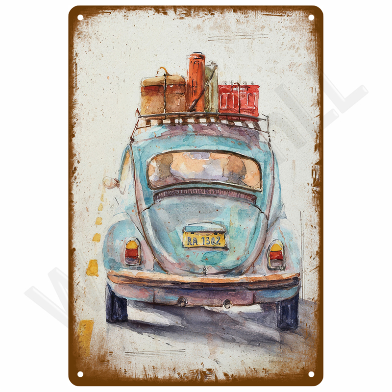 Vintage Metal Plate Tin Sign P - Home Bar Set reseña y precio