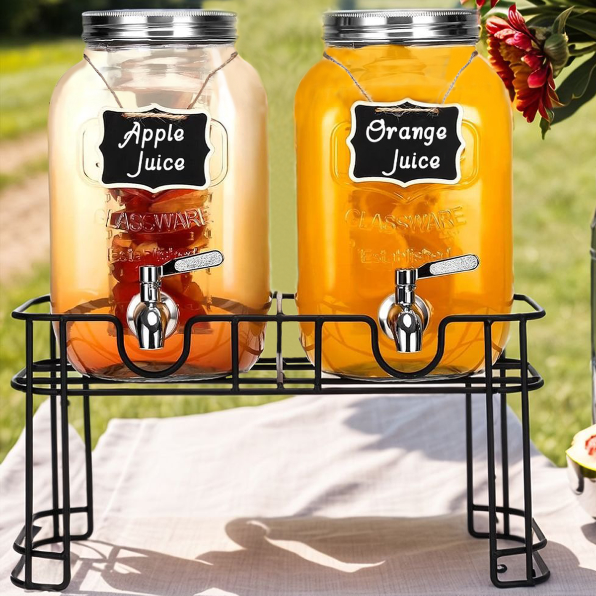 Drink Dispenser 2 Packs 1 Gall - Citrus Juicer Bar reseña y precio