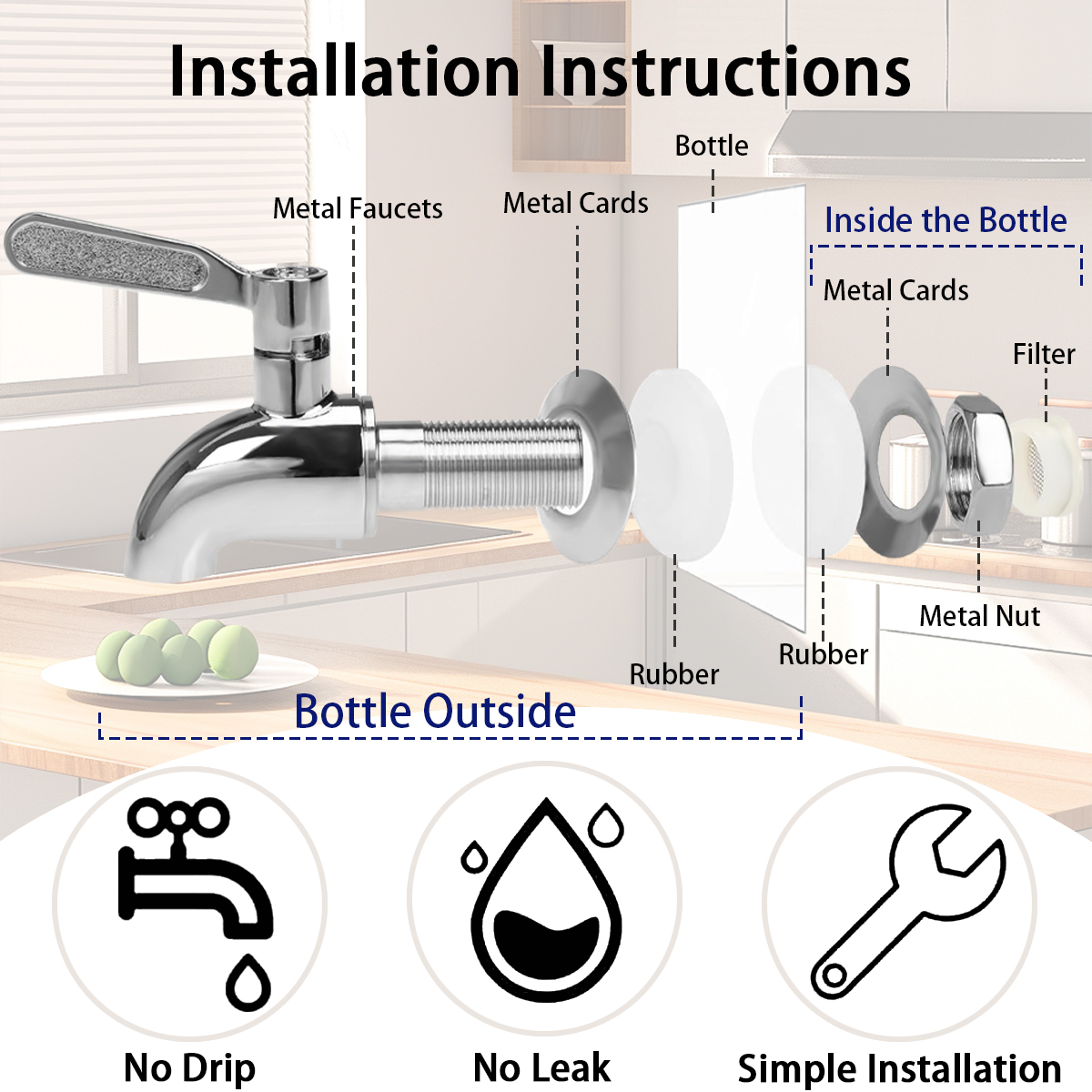 Drink Dispenser 2 Packs 1 Gall - Citrus Juicer Bar reseña y precio