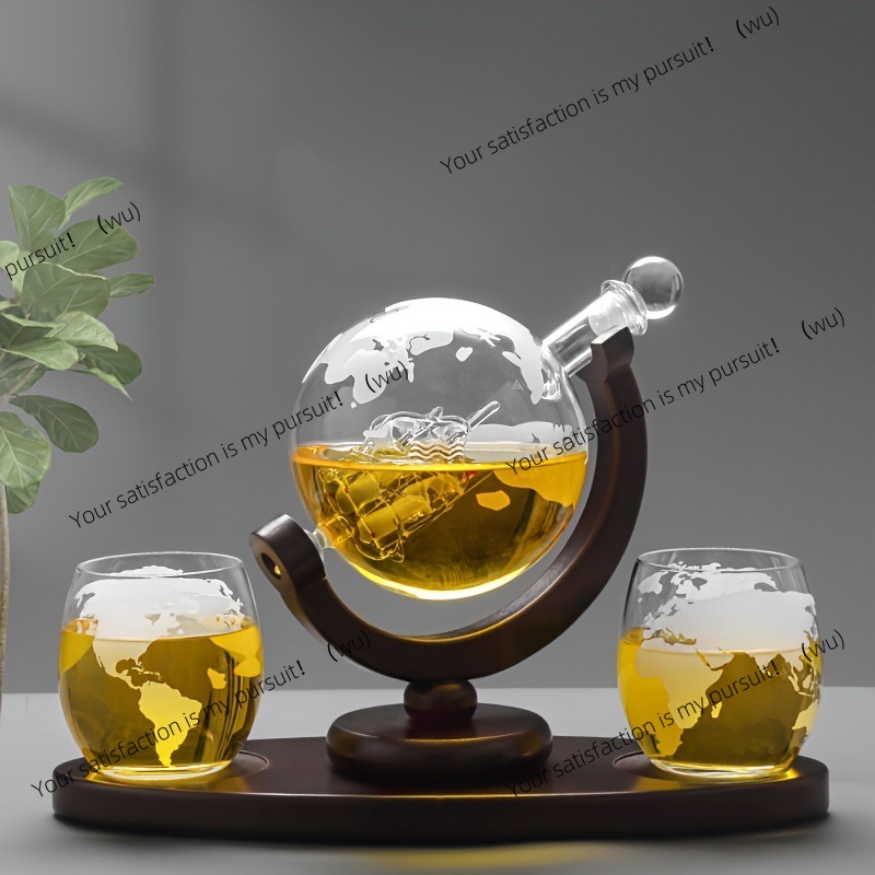 Whiskey Decanter Globe Set wit - Decanter Globe Set reseña y precio