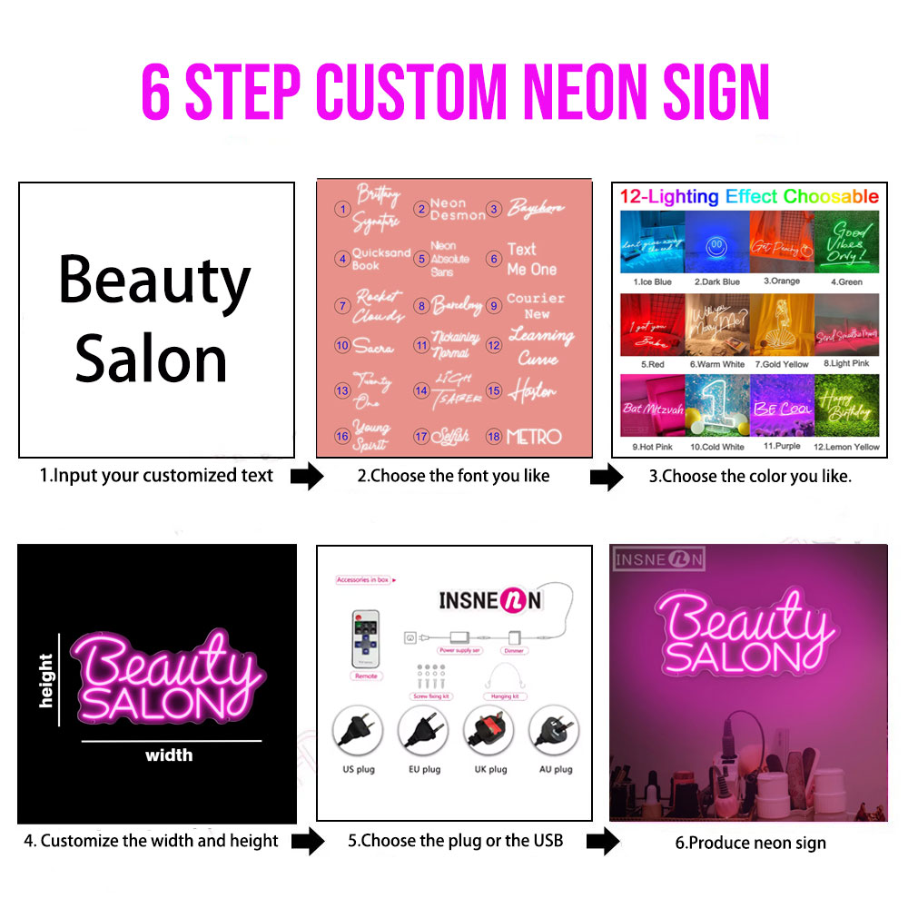 Custom Led Neon Signs LED Ligh - Home Bar Signs reseña y precio