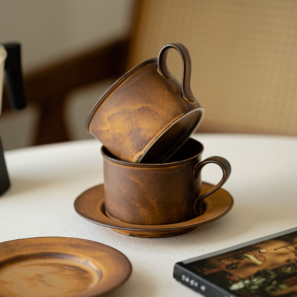 Japanese Retro Coffee Cup and  - Old Fashioned Glass reseña y precio