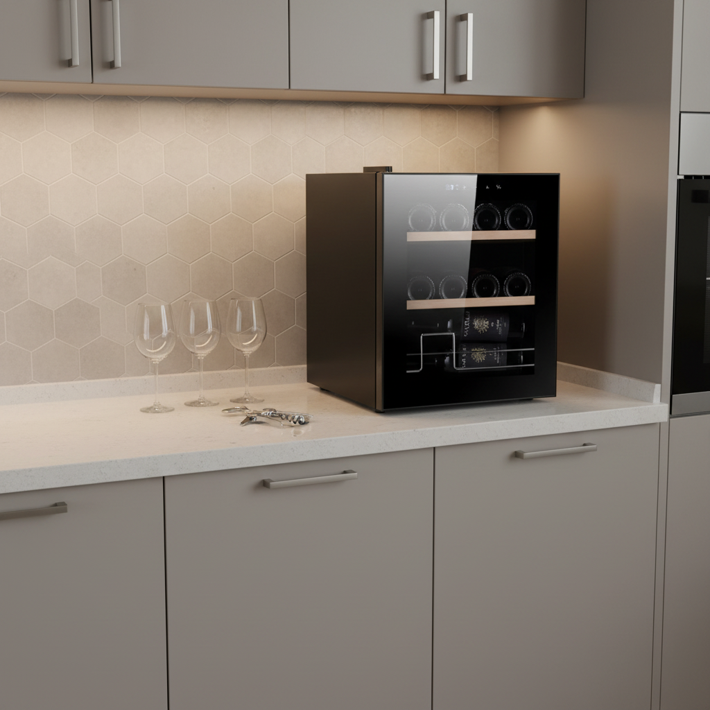 Mini bar Cooler Fridge Red Win - Home Bar And Cabinet reseña y precio