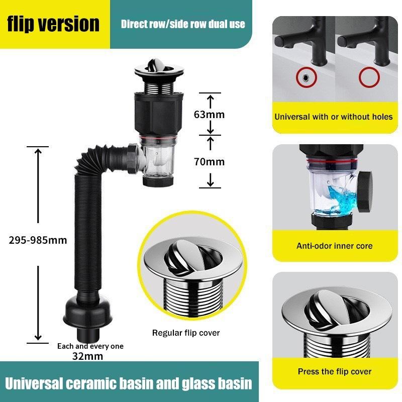 New Universal Flip Stainless S - Home Bar Sink reseña y precio