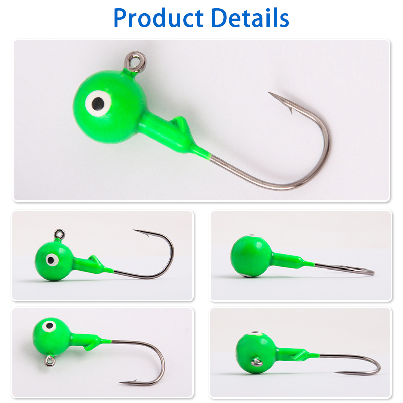 60Pcs/bag Lead Jig Heads Fishi - Jigger Double Sided reseña y precio