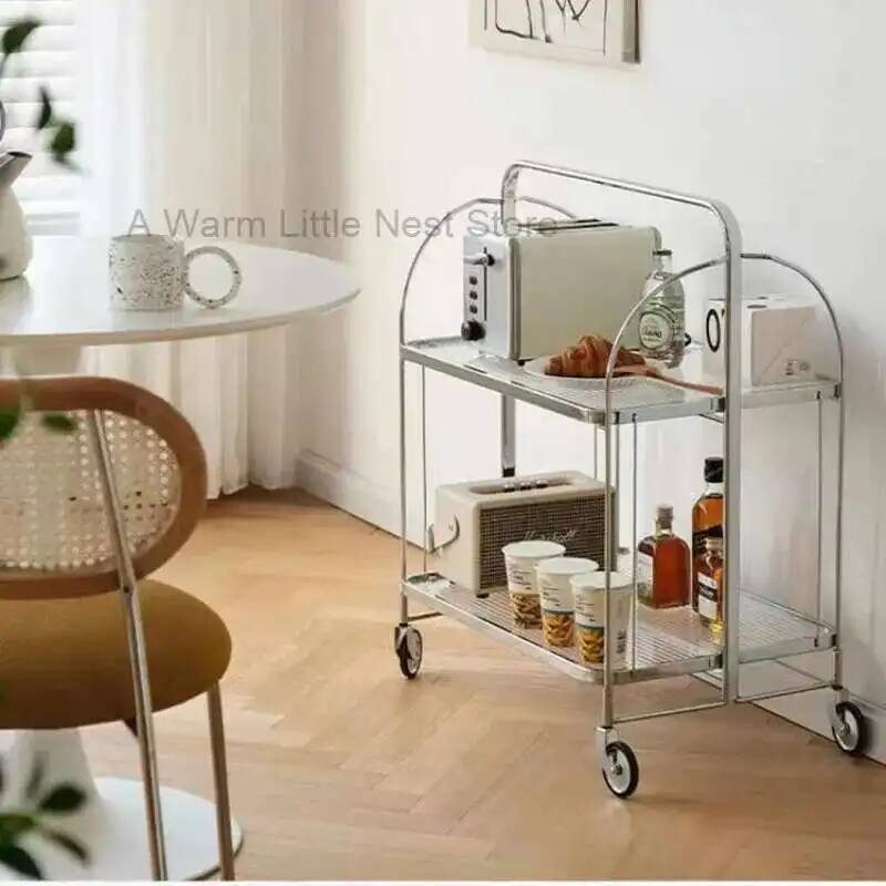 Trolley Transparent Glass Dini - Home Bar Shelves reseña y precio