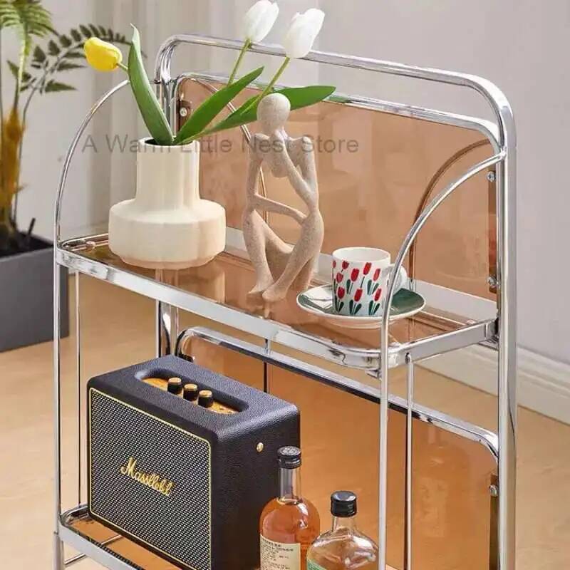 Trolley Transparent Glass Dini - Home Bar Shelves reseña y precio