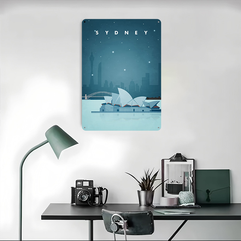 Sydney Travel Poster Customize - Home Bar Sydney reseña y precio
