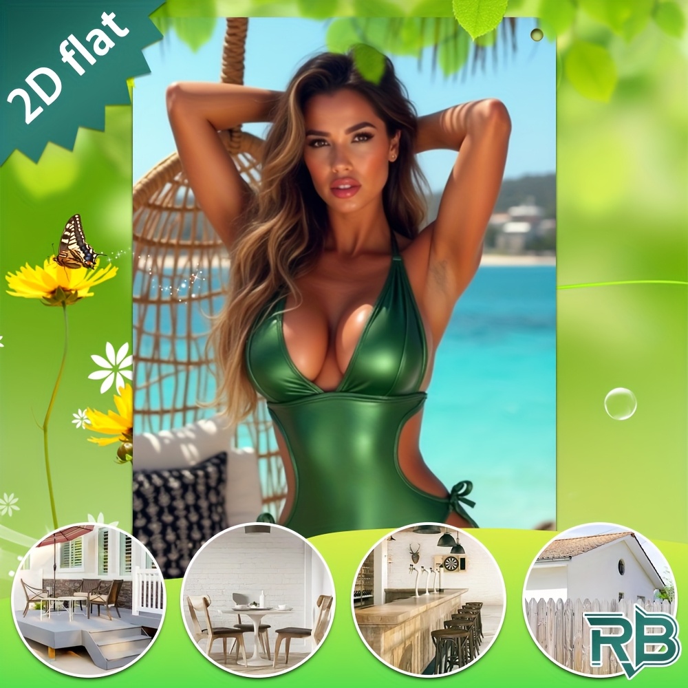 Vintage Green Swimsuit Beach G - Home Bar Accessories reseña y precio