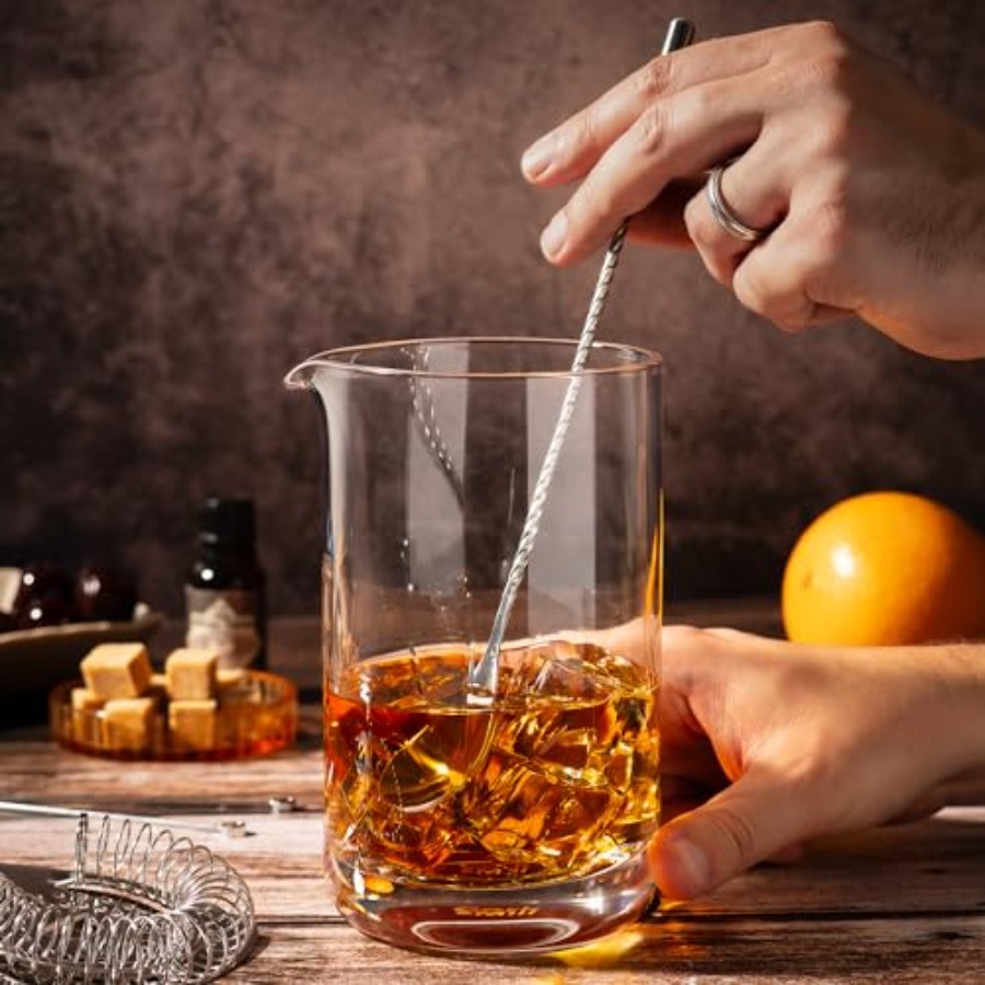 Cocktail Mixing Glass, Old Fas - Home Bar Set reseña y precio