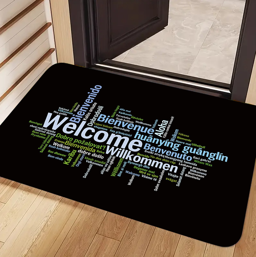 Welcome & Friends Theme Carpet - Home Bar Word reseña y precio